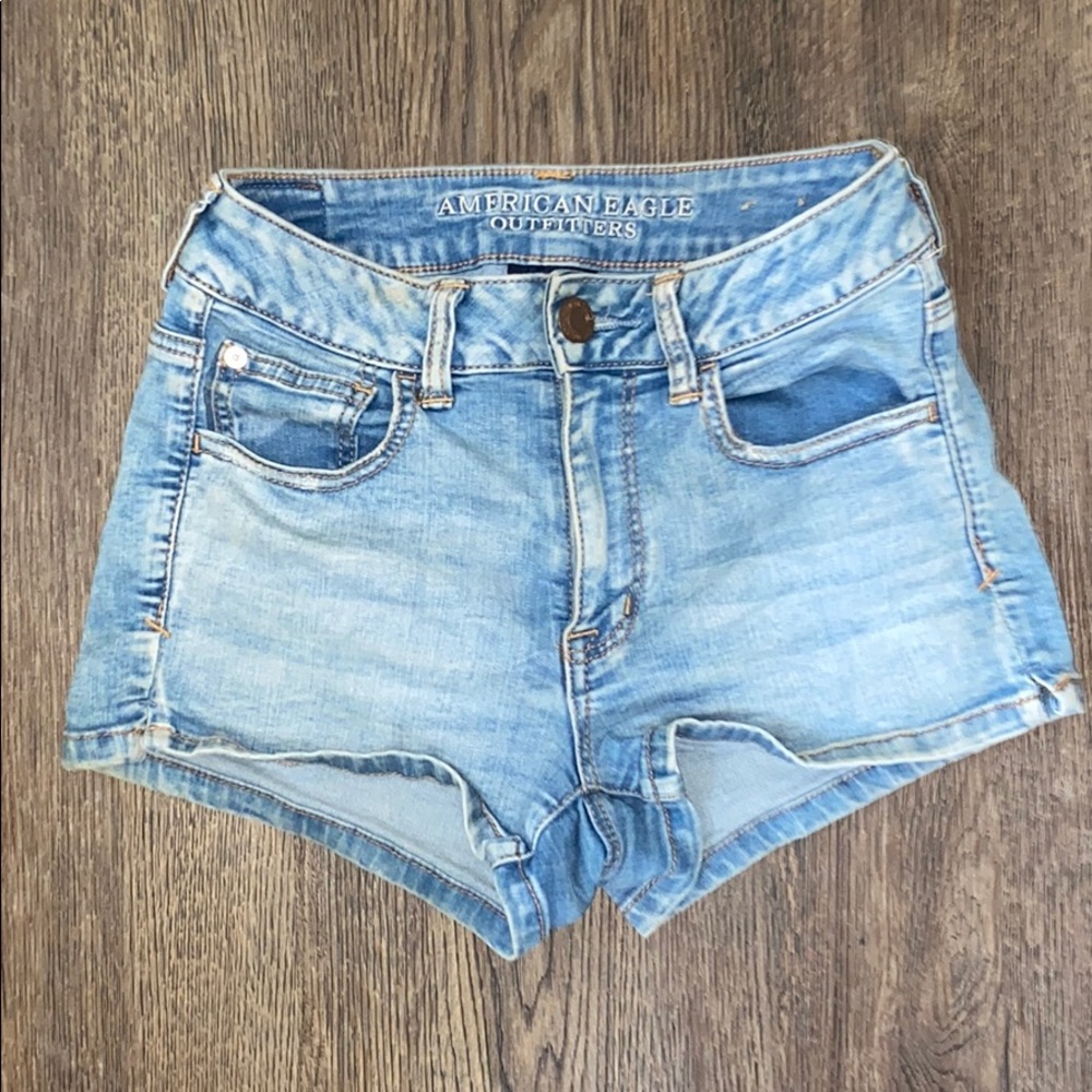 American Eagle High-Rise Denim Shorts